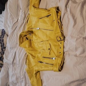 Faux Leather Motorcycle Jacket